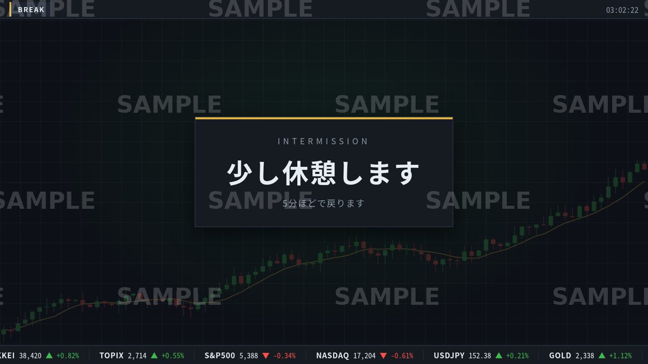 休憩画面