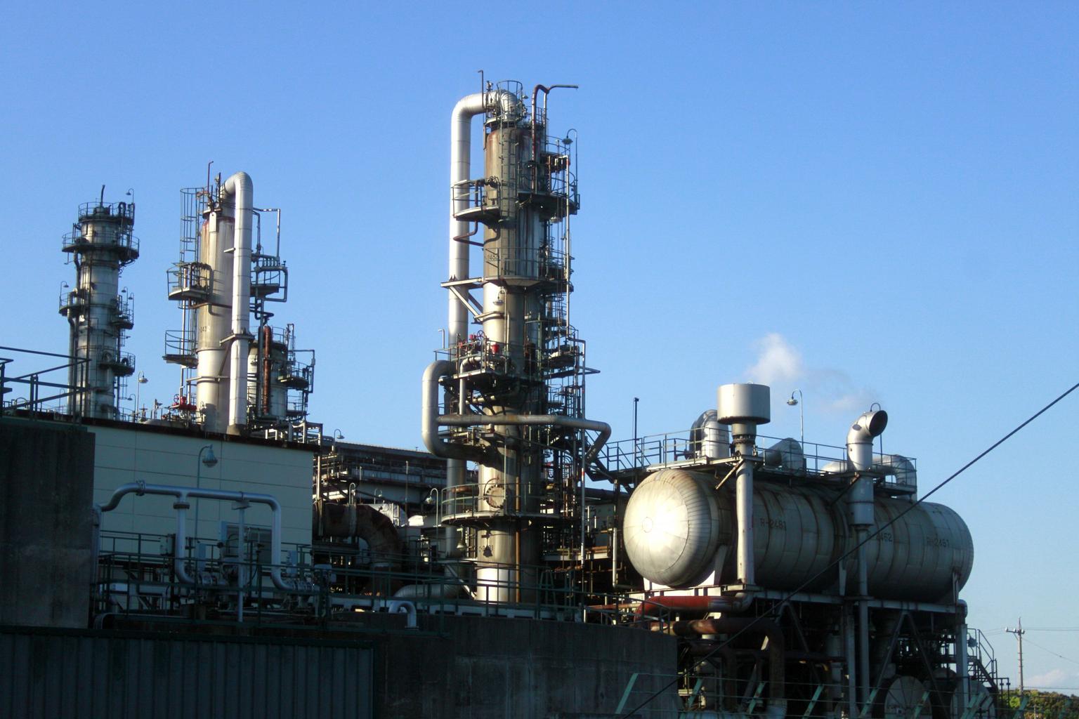 Mie GeoGuessr guide image showing the Yokkaichi industrial complex