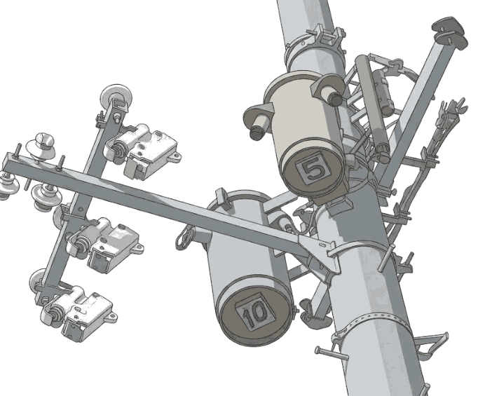 電柱ポールトップの地域差: 四国電力